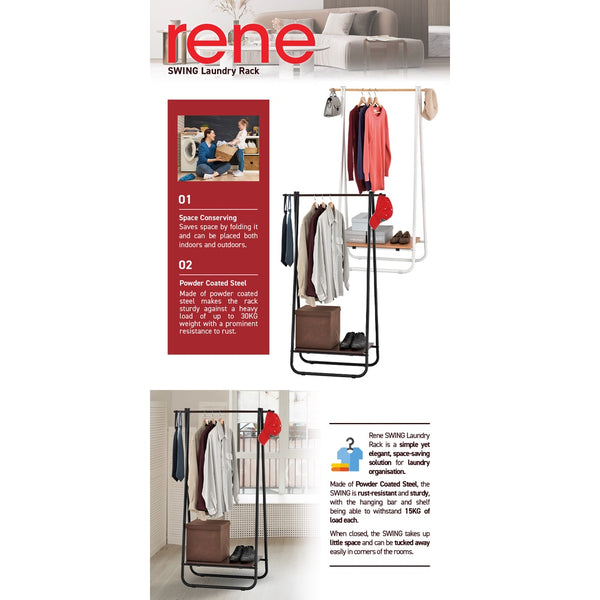 Rene Swing Clothes Storage Rack