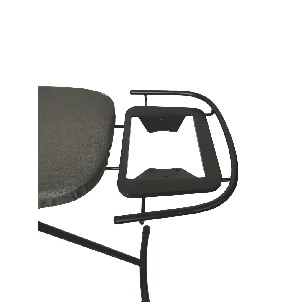 RENE Noir Curve Ironing Board – Adjustable Height, Heat-Resistant, Retractable Iron Rest