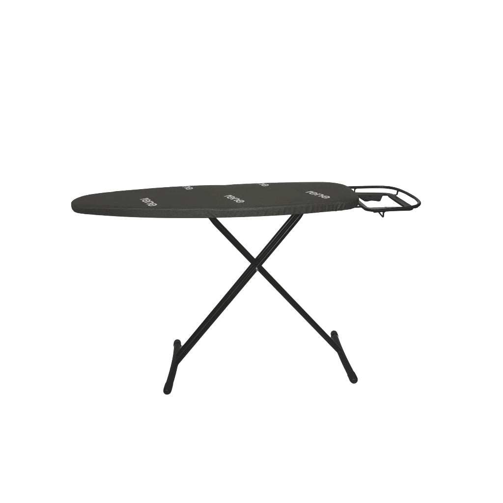 RENE Noir Curve Ironing Board – Adjustable Height, Heat-Resistant, Retractable Iron Rest