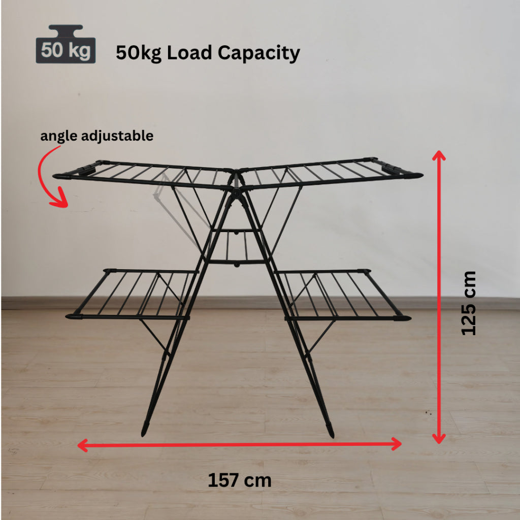 RENE Deluxe 2 Tier Drying Rack Grandeur